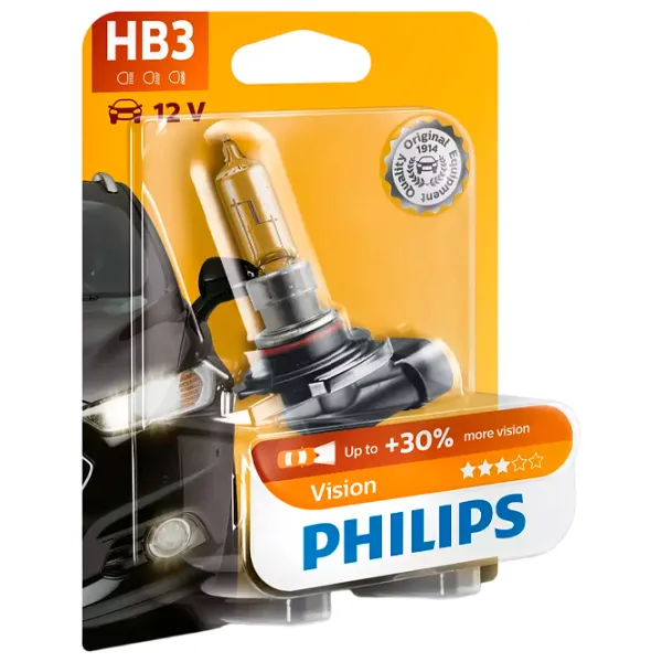 Автомобильная лампа Philips 9005PRB1 Галоген/ HB3/ P20d/ 65 Вт/ 1860лм photo 3