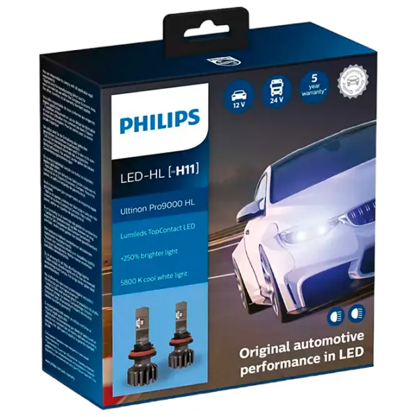 Автомобильная лампа Philips 11362U90CWX2 светодиодная/ LED-HL (H11)/ PGJ19-2/ 16 Вт/ 1350лм photo 3 Автомобильная лампа Philips 11362U90CWX2 светодиодная/ LED-HL (H11)/ PGJ19-2/ 16 Вт/ 1350лм photo 3