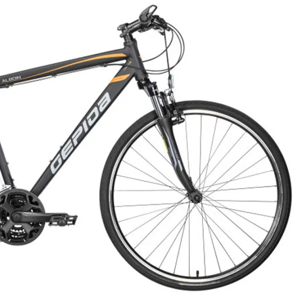 Велосипед Gepida Alboin 300CRS 28" Сталь/ Серый Оранжевый photo 3 Велосипед Gepida Alboin 300CRS 28" Сталь/ Серый Оранжевый photo 3