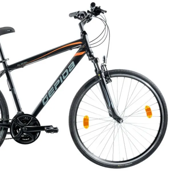 Bicicletă Gepida Alboin 200CRS 28" Oțel/ Gray Orange photo 3 Bicicletă Gepida Alboin 200CRS 28" Oțel/ Gray Orange photo 3