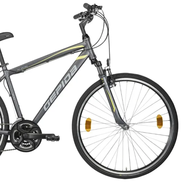 Bicicletă Gepida Alboin 200CRS 28" 22 Oțel/ Gray Yellow photo 3 Bicicletă Gepida Alboin 200CRS 28" 22 Oțel/ Gray Yellow photo 3