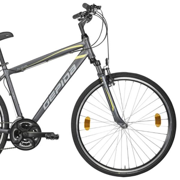 Bicicletă Gepida Alboin 200CRS 28" 22 Oțel/ Gray Yellow photo 3 Bicicletă Gepida Alboin 200CRS 28" 22 Oțel/ Gray Yellow photo 3