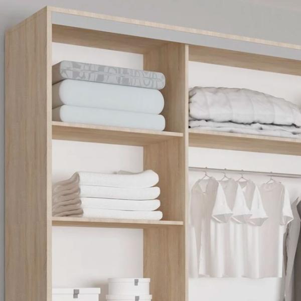 Гардероб Раздвижной Mobildor-Lux ARON 2300 K2 3025 230 x 60см x 220 / ЛДСП / Дуб Сонома photo 5