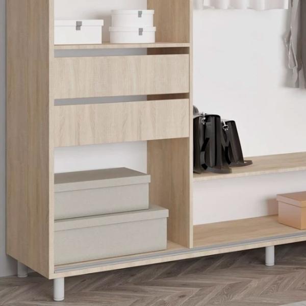 Гардероб Раздвижной Mobildor-Lux ARON 2300 K2 3025 230 x 60см x 220 / ЛДСП / Дуб Сонома photo 7