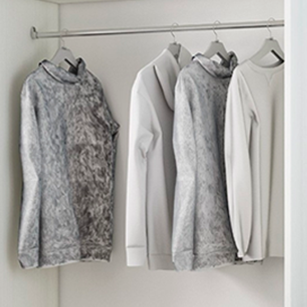 Dulap cupe Mobildor-Lux ARON S 1000 K 8681 100 x 60 x 220 / PAL / Alb briliant photo 6