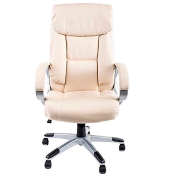 Fotoliu de birou AG Sigma HB Piele artificială/ Cream photo 2