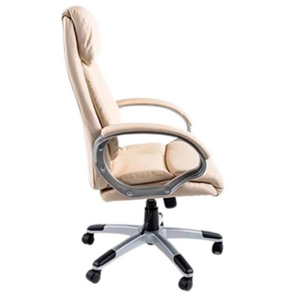 Fotoliu de birou AG Sigma HB Piele artificială/ Cream photo 3