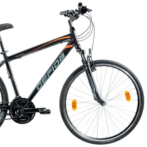 Bicicletă Gepida Alboin 200CRS 28" 19" Oțel/ Black Orange photo 3 Bicicletă Gepida Alboin 200CRS 28" 19" Oțel/ Black Orange photo 3