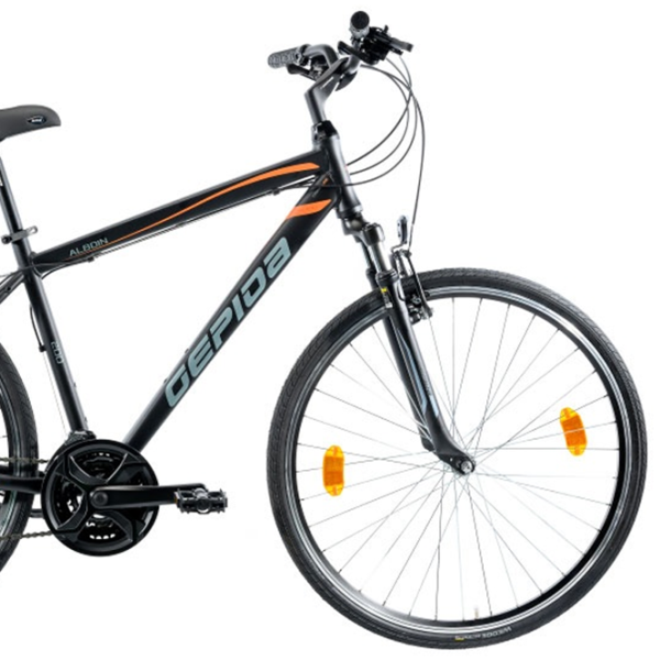 Bicicletă Gepida Alboin 200CRS 28" 19" Oțel/ Black Orange photo 3 Bicicletă Gepida Alboin 200CRS 28" 19" Oțel/ Black Orange photo 3