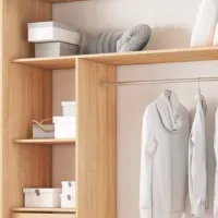 Dulap cupe Mobildor-Lux ARON S 1300 K 3025 130 x 60 x 220 / PAL / Stejar Sonoma photo 3