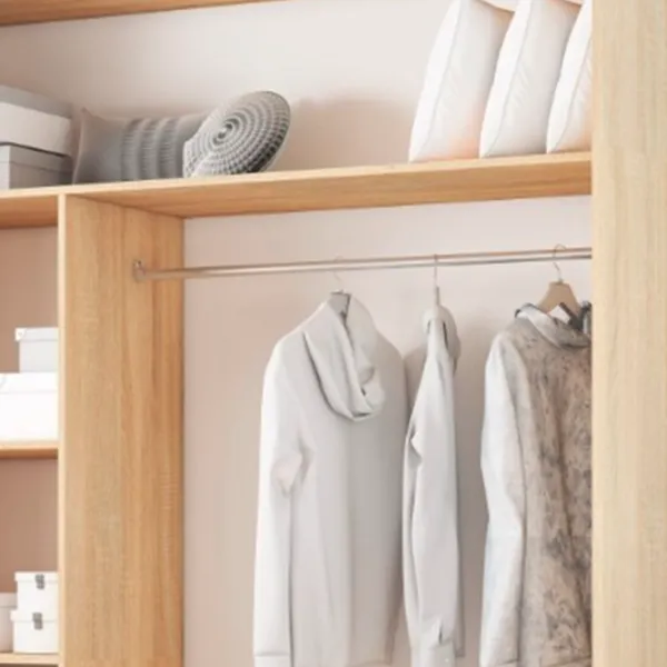 Dulap cupe Mobildor-Lux ARON S 1500 K 3025 150 x 60 x 220 / PAL / Stejar Sonoma photo 5