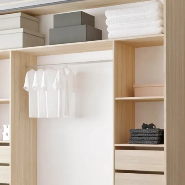 Dulap cupe Mobildor-Lux ARON S 18000 K 3025 180 x 60 x 220 / PAL / Stejar Sonoma photo 4