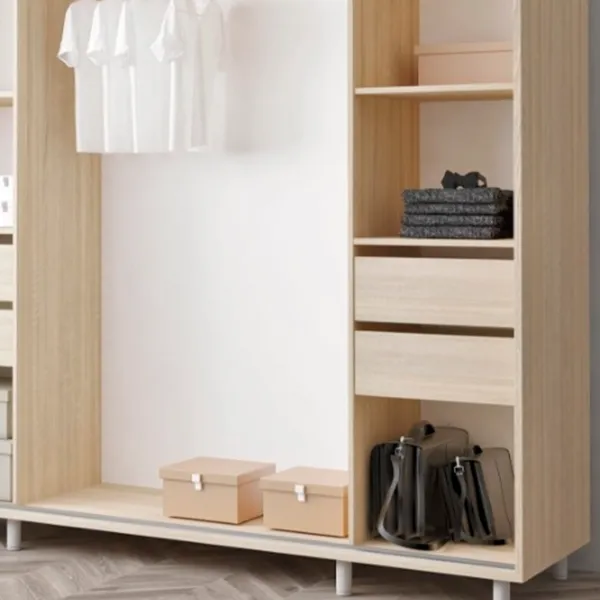 Dulap cupe Mobildor-Lux ARON S 1900 K 3025 190 x 60 x 220 / PAL / Stejar Sonoma photo 3 Dulap cupe Mobildor-Lux ARON S 1900 K 3025 190 x 60 x 220 / PAL / Stejar Sonoma photo 3