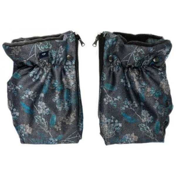 Mănuși pentru cărucior Womar Zaffiro Plush Poliester, Poliester/ Blue photo 2