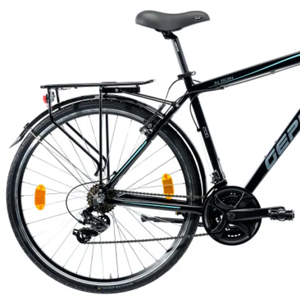 Bicicletă Gepida Alboin 200 28" 19" Oțel/ Black Green photo 2
