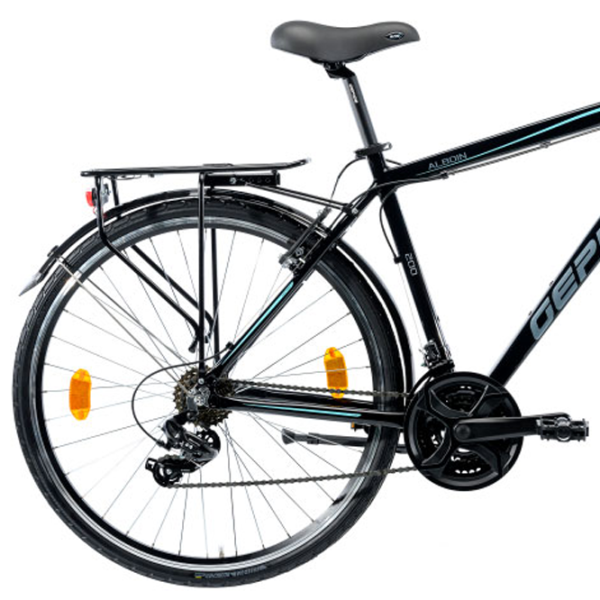 Bicicletă Gepida Alboin 200 28" 19" Oțel/ Black Green photo 2