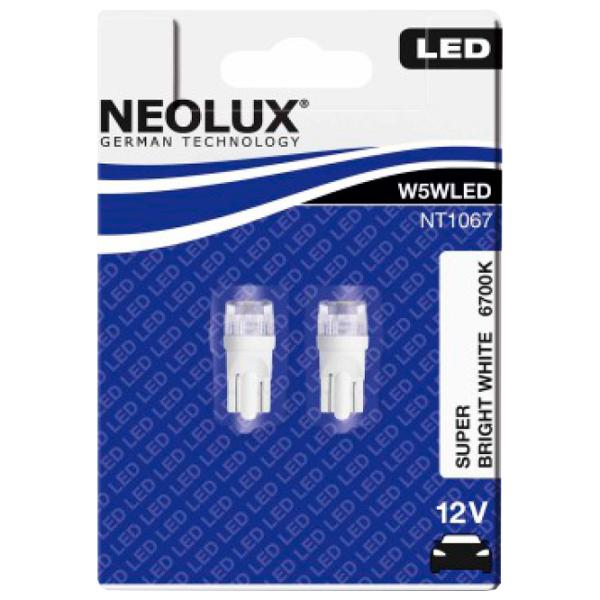 Lampă auto Neolux NT1067 LED/ W5W/ W2.1x9.5d/ 0.5 W/ 30lm photo 2