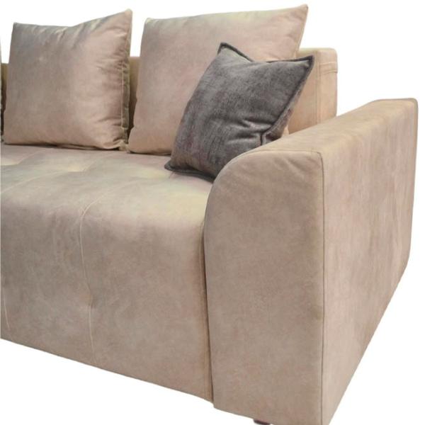 Canapea DecoPrim Francesca (0003424) Velur/ Beige photo 5 Canapea DecoPrim Francesca (0003424) Velur/ Beige photo 5