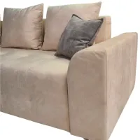 Canapea DecoPrim Francesca (0003424) Velur/ Beige photo 5