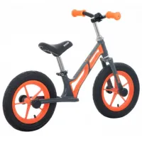 Bicicletă fără pedale Kikka Boo Leo 11" 13" Metal/ Black Orange photo 3