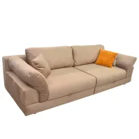 Canapea DecoPrim Neapoli (0003440) Catifea/ Beige photo 2