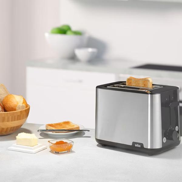 Toster Braun HT1510BK Mecanic/ 900 W/ Black photo 4
