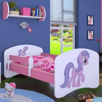 Pat pentru copii Happy Babies Happy Pony 70 x 140 cm/ Placa/ White photo 4