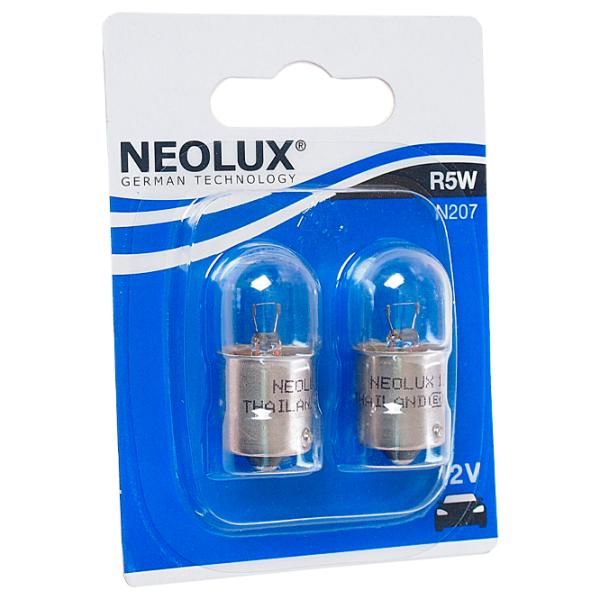 Lampă auto Neolux N207-02B Halogen/ R5W/ BA15s/ 5 W/ 50 lm photo 3