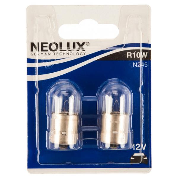 Lampă auto Neolux N245-02B Halogen/ R10W/ BA15s/ 10 W/ 125lm photo 2