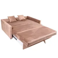 Canapea Nowy Styl Boston (89110027) Catifea/ Beige photo 2