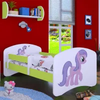 Детская кровать Happy Babies Happy Pony 70 x 140 см/ Щит/ Белый photo 4