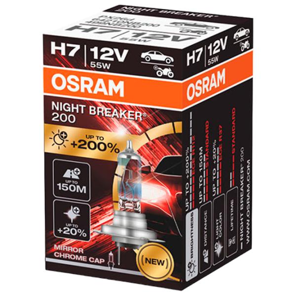 Автомобильная лампа Osram 64210NB200 Галоген/ H7/ PX26d/ 55 Вт/ 1500лм photo 2 Автомобильная лампа Osram 64210NB200 Галоген/ H7/ PX26d/ 55 Вт/ 1500лм photo 2