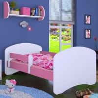 Детская кровать Happy Babies Happy 80 x 160 см/ Щит/ Белый photo 4