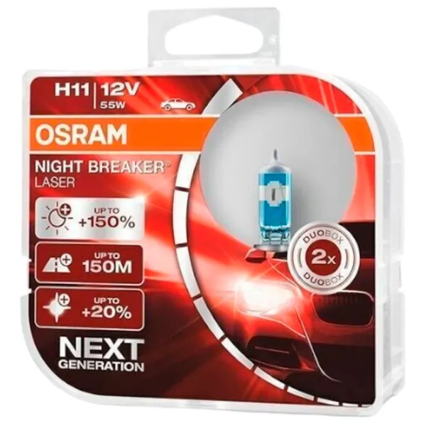 Lampă auto Osram 64211NL Halogen/ H11/ PGJ19-2/ 55 W/ 1350lm photo 3 Lampă auto Osram 64211NL Halogen/ H11/ PGJ19-2/ 55 W/ 1350lm photo 3