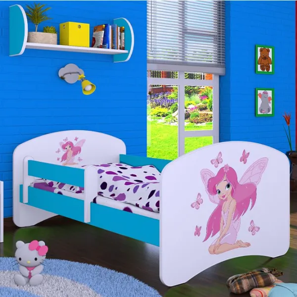 Детская кровать Happy Babies Happy Princess 70 x 140 см/ Щит/ Белый photo 4