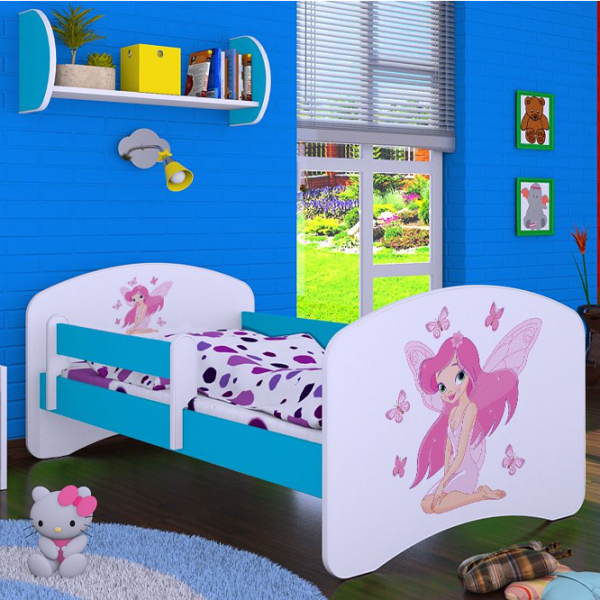 Детская кровать Happy Babies Happy Princess 70 x 140 см/ Щит/ Белый photo 4