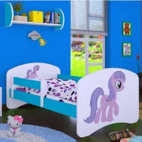 Pat pentru copii Happy Babies Happy Pony 70 x 140 cm/ Placa/ White photo 4