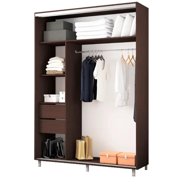 Шкаф cupe Mobildor-Lux ARON S 1000 2226 100 x 60см x 220 / LPAL / Венге photo 2