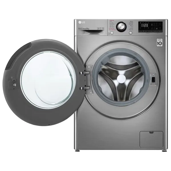 Стиральная машина LG F4WV308S6TE 8 кг / 1400 об/мин / Серебряный photo 3 Стиральная машина LG F4WV308S6TE 8 кг / 1400 об/мин / Серебряный photo 3