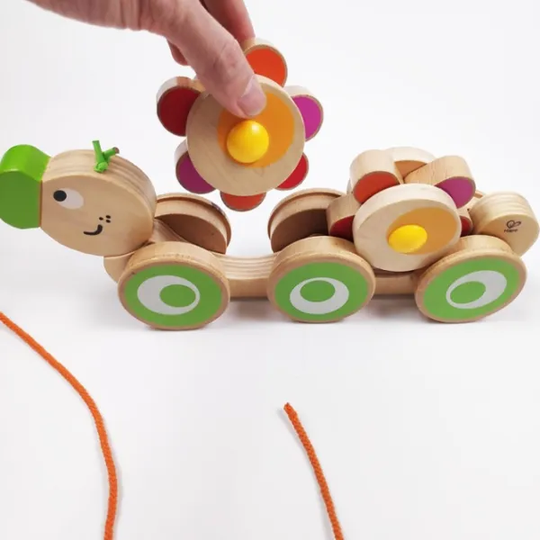 Развивающий набор Hape Walk-a-long Caterpillar E0351A 1+/ Разноцветный photo 2 Развивающий набор Hape Walk-a-long Caterpillar E0351A 1+/ Разноцветный photo 2