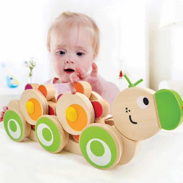 Развивающий набор Hape Walk-a-long Caterpillar E0351A 1+/ Разноцветный photo 6 Развивающий набор Hape Walk-a-long Caterpillar E0351A 1+/ Разноцветный photo 6