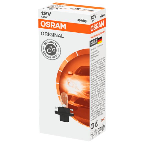 Автомобильная лампа Osram 2351MFX6 Накал/ W1.2W/ BX8.4d/ 1.2 Вт/ 7.5 лм photo 2 Автомобильная лампа Osram 2351MFX6 Накал/ W1.2W/ BX8.4d/ 1.2 Вт/ 7.5 лм photo 2