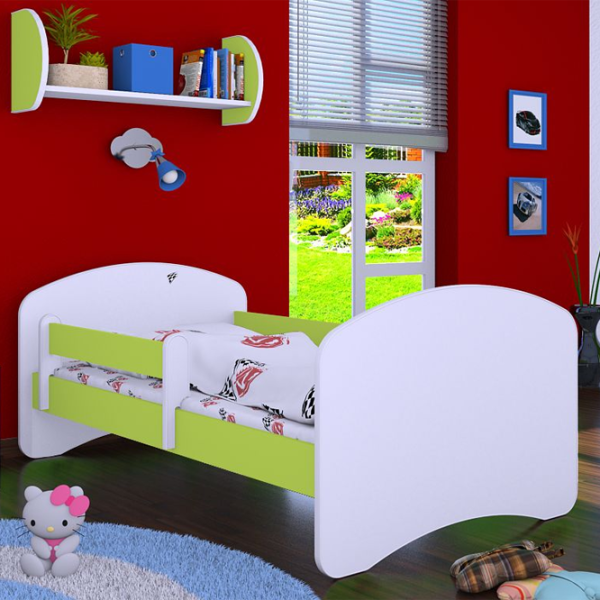 Pat pentru copii Happy Babies Happy 70 x 140 cm/ Placa/ White photo 4