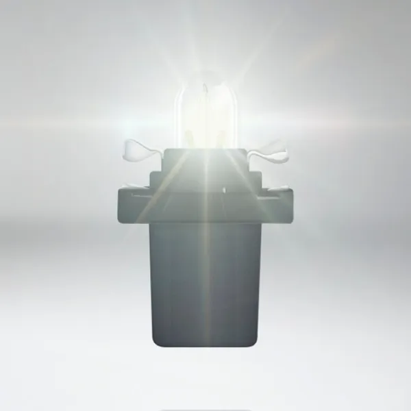 Автомобильная лампа Osram 2721MF8 Накал/ BAX/ B8.5d/ 1.2 Вт/ 6.4лм photo 2 Автомобильная лампа Osram 2721MF8 Накал/ BAX/ B8.5d/ 1.2 Вт/ 6.4лм photo 2