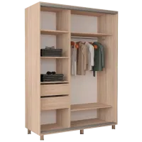 Dulap cupe Mobildor-Lux ARON 1100 K 3025 110 x 60 x 220 / PAL / Stejar Sonoma photo 2