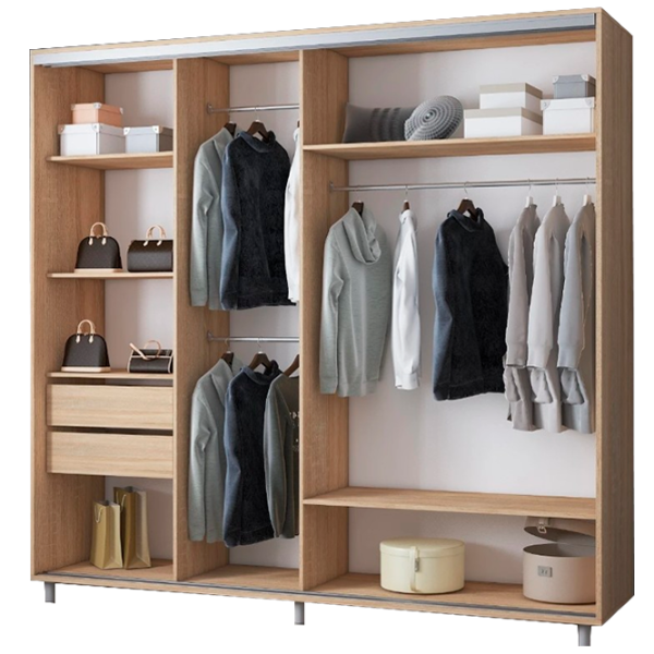 Dulap cupe Mobildor-Lux ARON 2300 K 3025 230 x 60 x 220 / PAL / Stejar Sonoma photo 2 Dulap cupe Mobildor-Lux ARON 2300 K 3025 230 x 60 x 220 / PAL / Stejar Sonoma photo 2