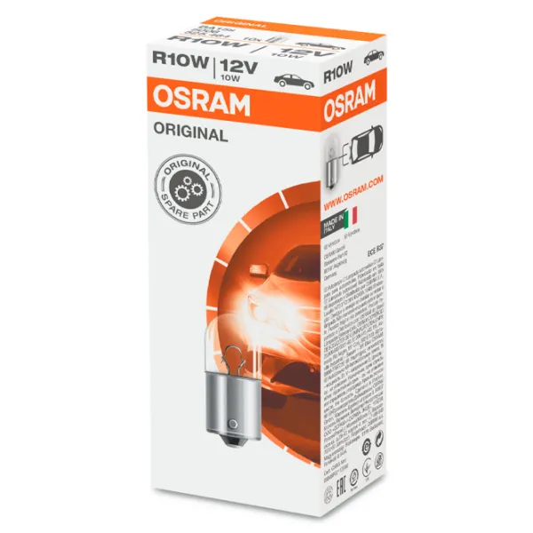 Lampă auto Osram 5008 Incandescentă/ R10W/ BA15s/ 10 W/ 125lm photo 2 Lampă auto Osram 5008 Incandescentă/ R10W/ BA15s/ 10 W/ 125lm photo 2