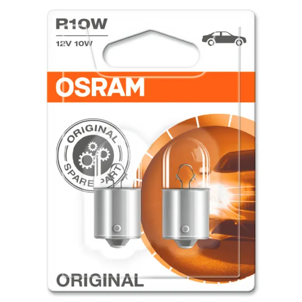 Автомобильная лампа Osram 5008-02B Накал/ R10W/ BA15s/ 10 Вт/ 125лм photo 2