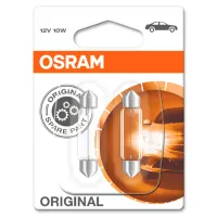 Автомобильная лампа Osram 6411-02B Накал/ T10, C10W, C5W, W10W/ SV8.5-8/ 10 Вт/ 100лм photo 2