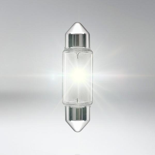 Автомобильная лампа Osram 6411-02B Накал/ T10, C10W, C5W, W10W/ SV8.5-8/ 10 Вт/ 100лм photo 3 Автомобильная лампа Osram 6411-02B Накал/ T10, C10W, C5W, W10W/ SV8.5-8/ 10 Вт/ 100лм photo 3